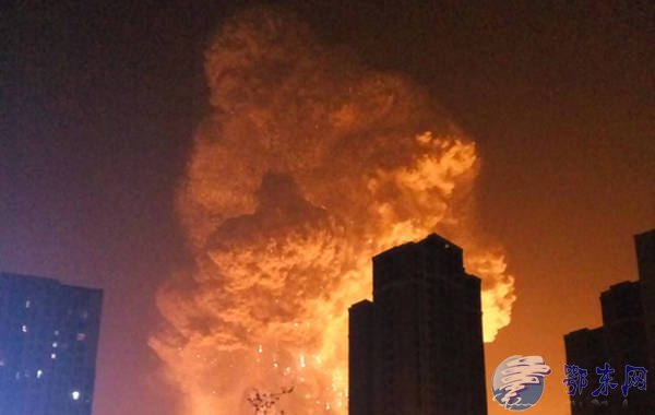 天津爆炸現場